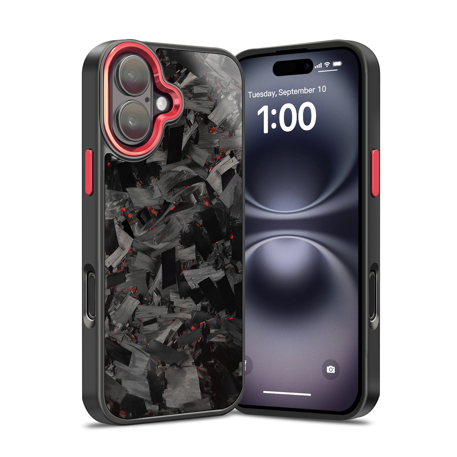 LUNVIOR Forged Carbon Fiber MagSafe Case for iPhone 17 Series