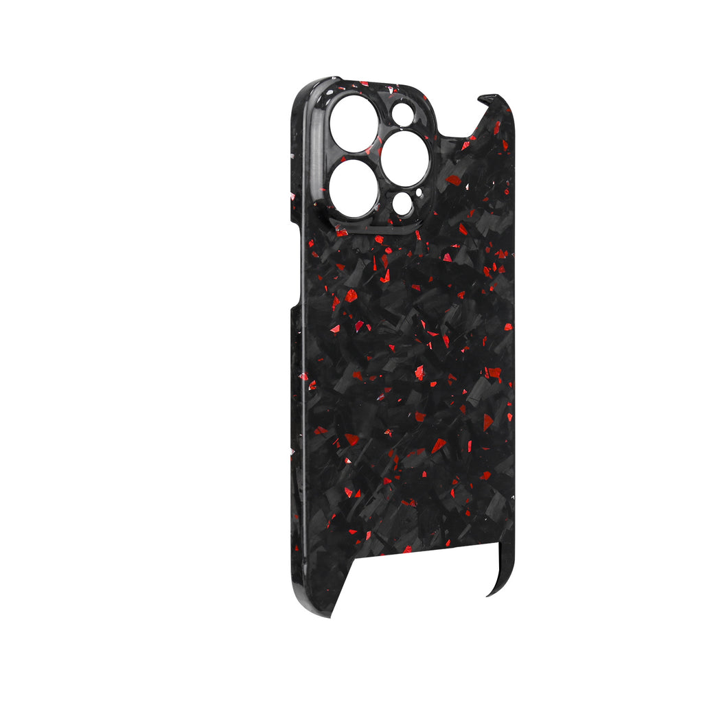 Forged Carbon Fiber Half Cover Case for iPhone 16 Series