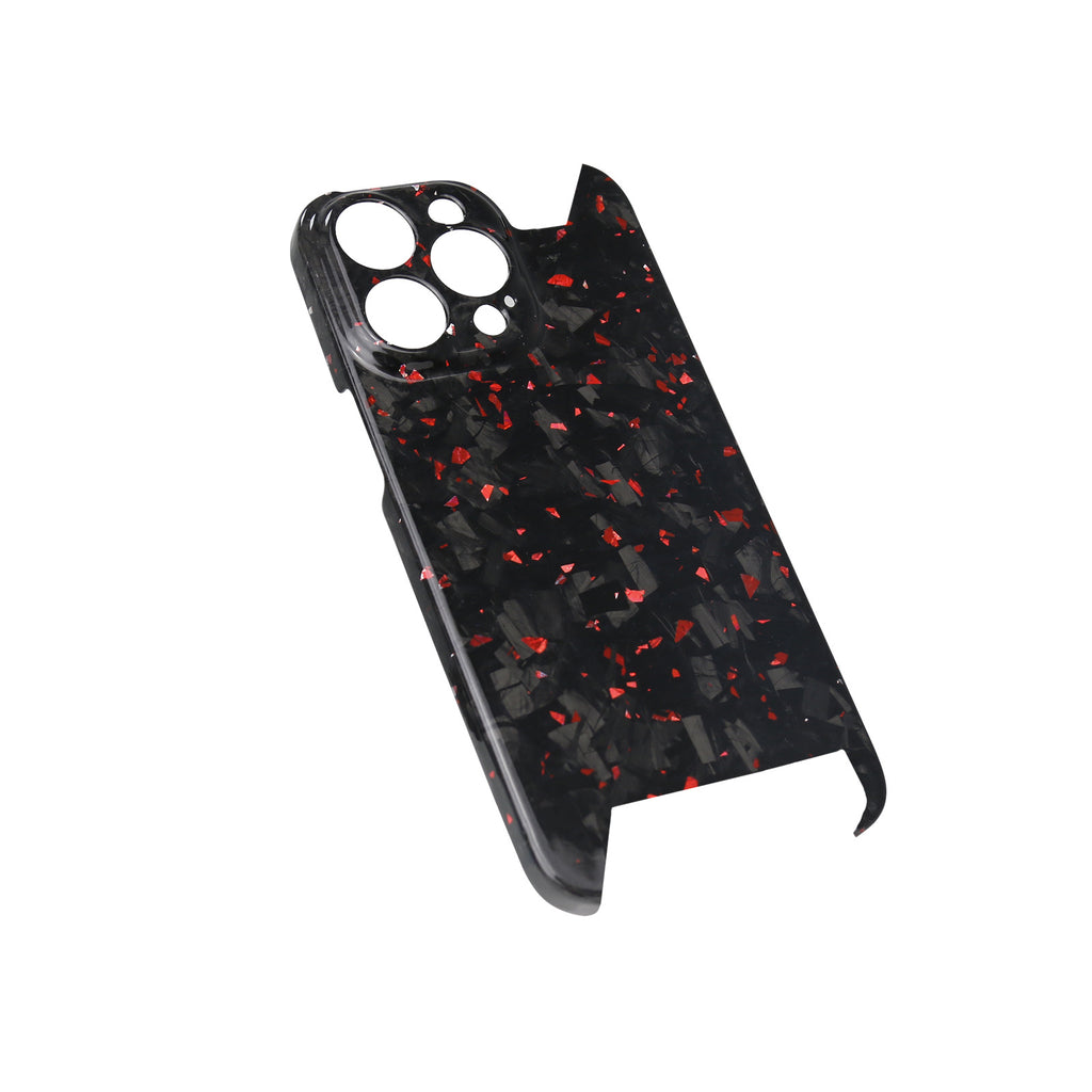 Forged Carbon Fiber Half Cover Case for iPhone 16 Series