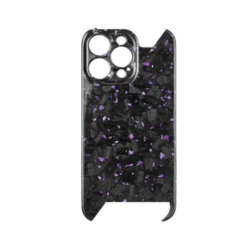 Forged Carbon Fiber Half Cover Case for iPhone 16 Series