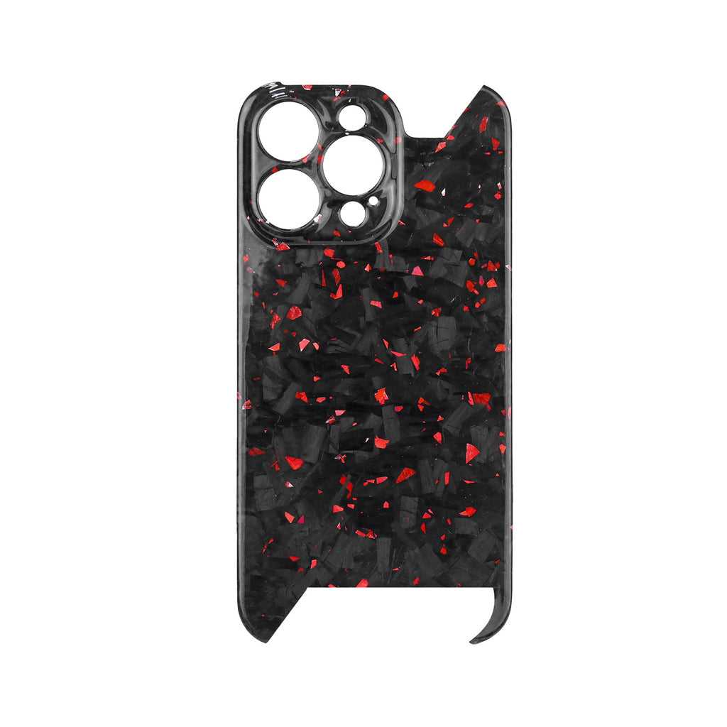 Forged Carbon Fiber Half Cover Case for iPhone 16 Series
